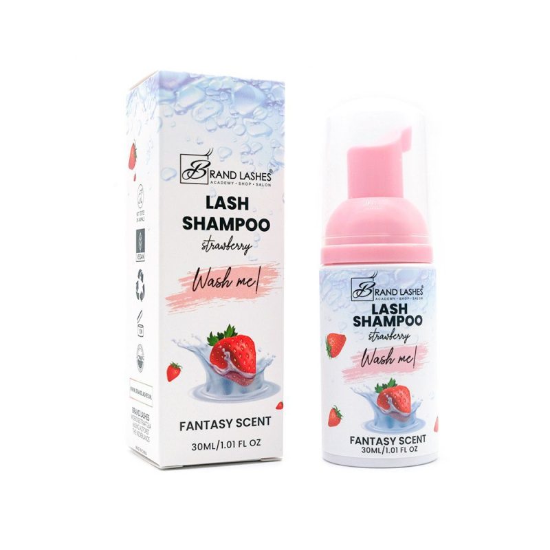 SZAMPON DO RZĘS TRUSKAWKOWY 🍓 30ML