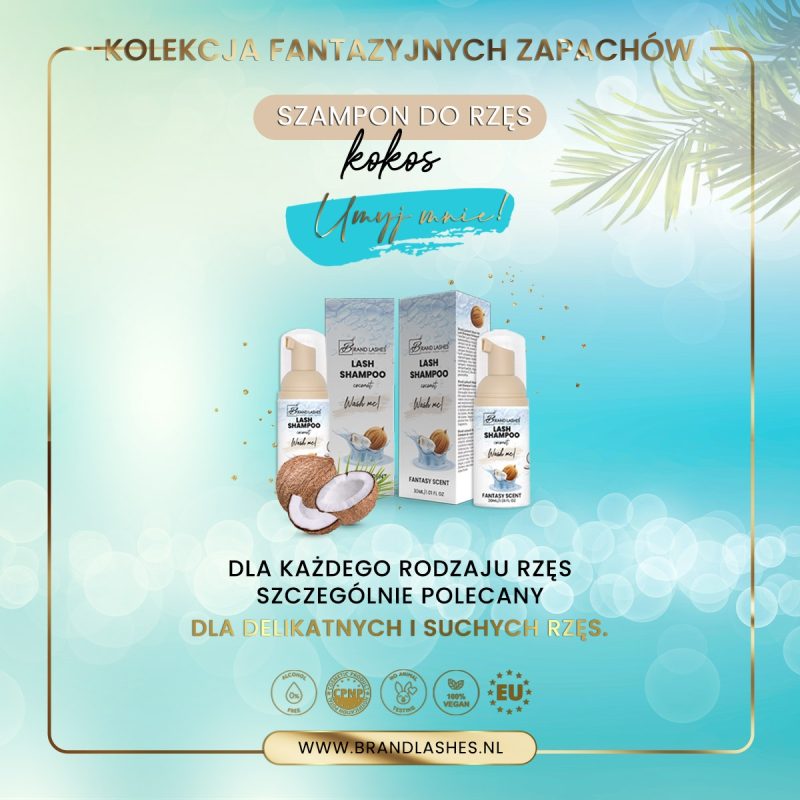 SZAMPON DO RZĘS KOKOS 🥥 30 ML - obrazek 2