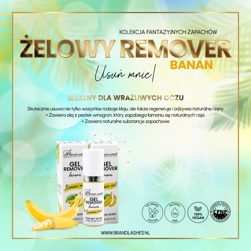 REMOVER W ŻELU BANANOWY 10ML - obrazek 2